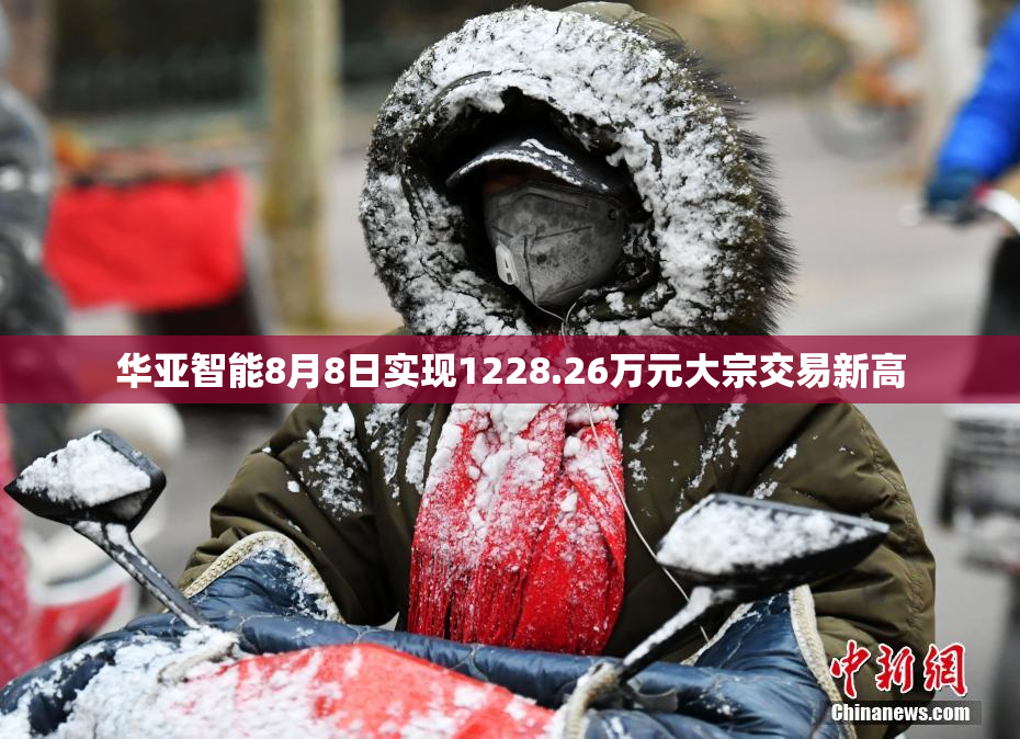 华亚智能8月8日实现1228.26万元大宗交易新高