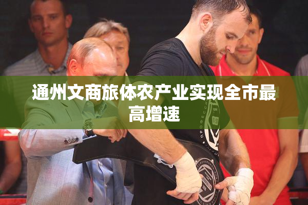 通州文商旅体农产业实现全市最高增速