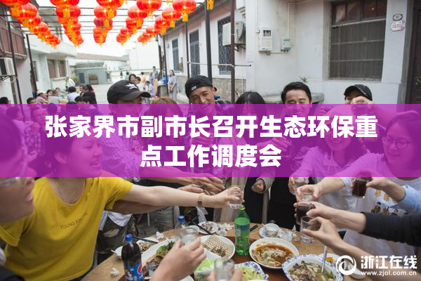 张家界市副市长召开生态环保重点工作调度会