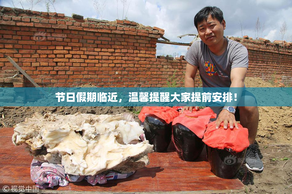 节日假期临近，温馨提醒大家提前安排！