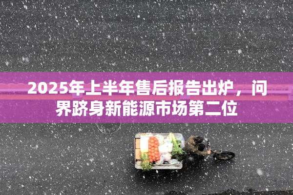 2025年上半年售后报告出炉，问界跻身新能源市场第二位