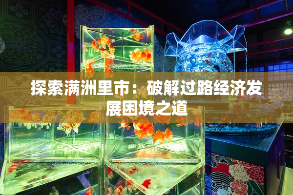 探索满洲里市：破解过路经济发展困境之道