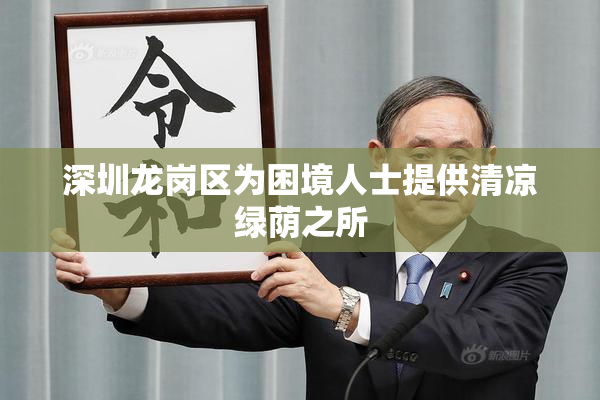 深圳龙岗区为困境人士提供清凉绿荫之所