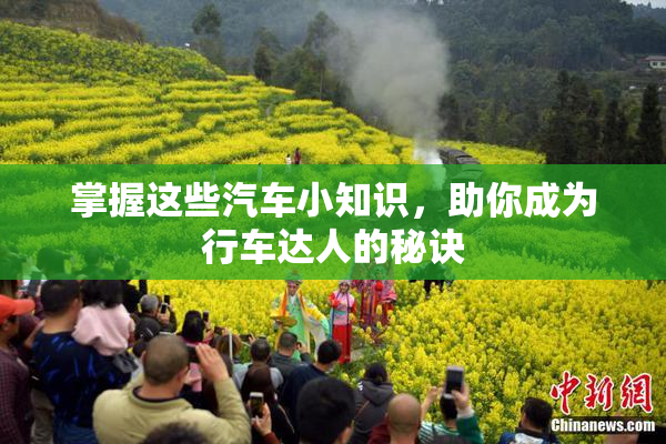 掌握这些汽车小知识，助你成为行车达人的秘诀