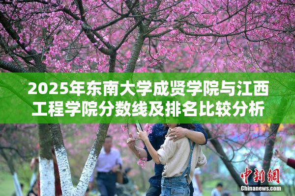 2025年东南大学成贤学院与江西工程学院分数线及排名比较分析