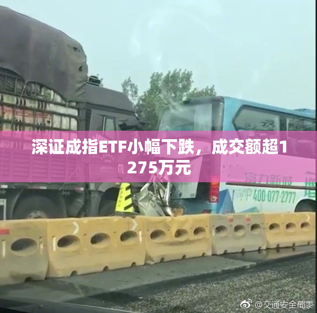 深证成指ETF小幅下跌，成交额超1275万元